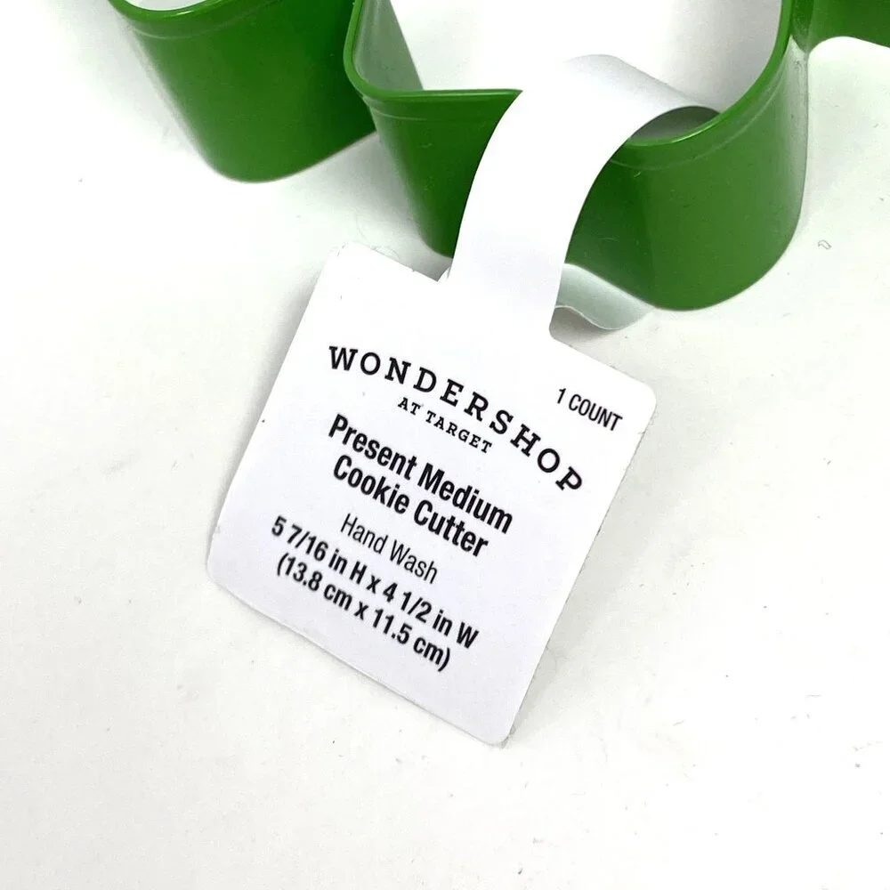 Target Medium Christmas Present Cookie Cutter Green - Wondershop™ Bakery